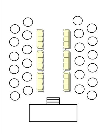 wedding hall diagram